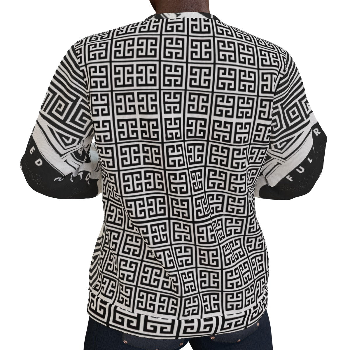 All-Over Print Men's Thicken Sweater