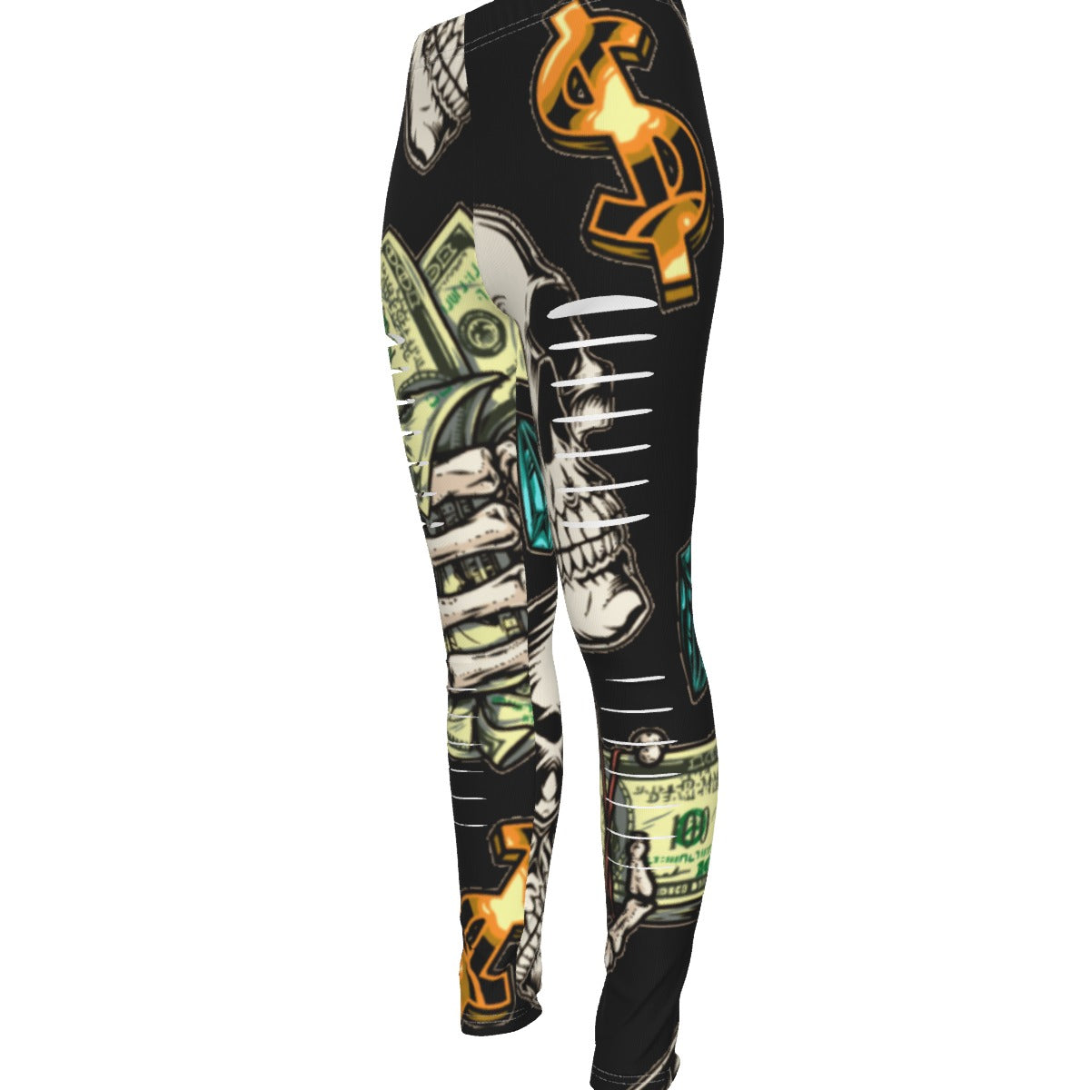 fullbreedboutique Print Women's Ripped Leggings