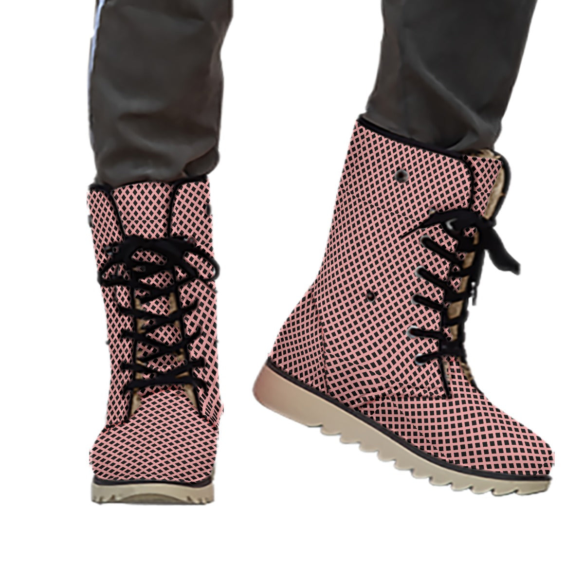 All-Over Print Women's Plush Boots