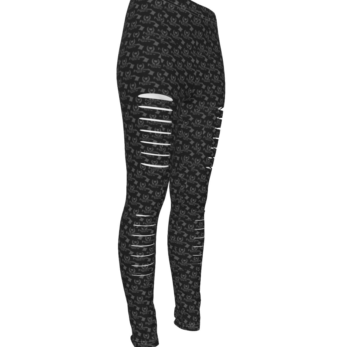 fullbreedboutique Print Women's Ripped Leggings