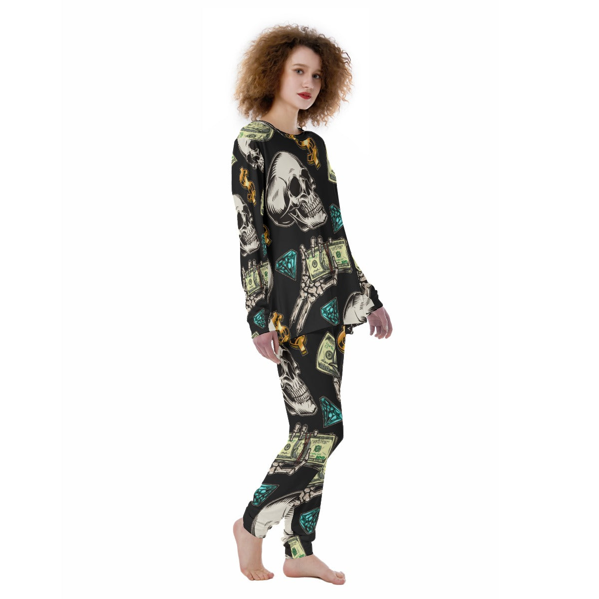 fullbreedboutique Print Women's Pajamas | 190GSM Cotton