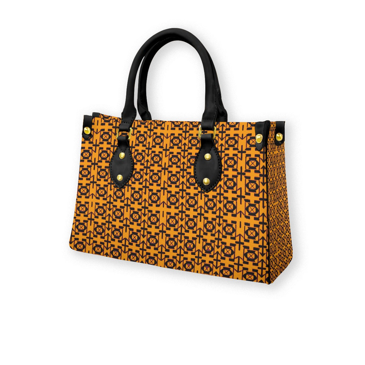 Women's Tote Bag With Black Handle